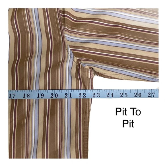 Y2K Guess Western Shirt Retro Stripe Large Cowboy Core Preppy Americana - Picture 9 of 11